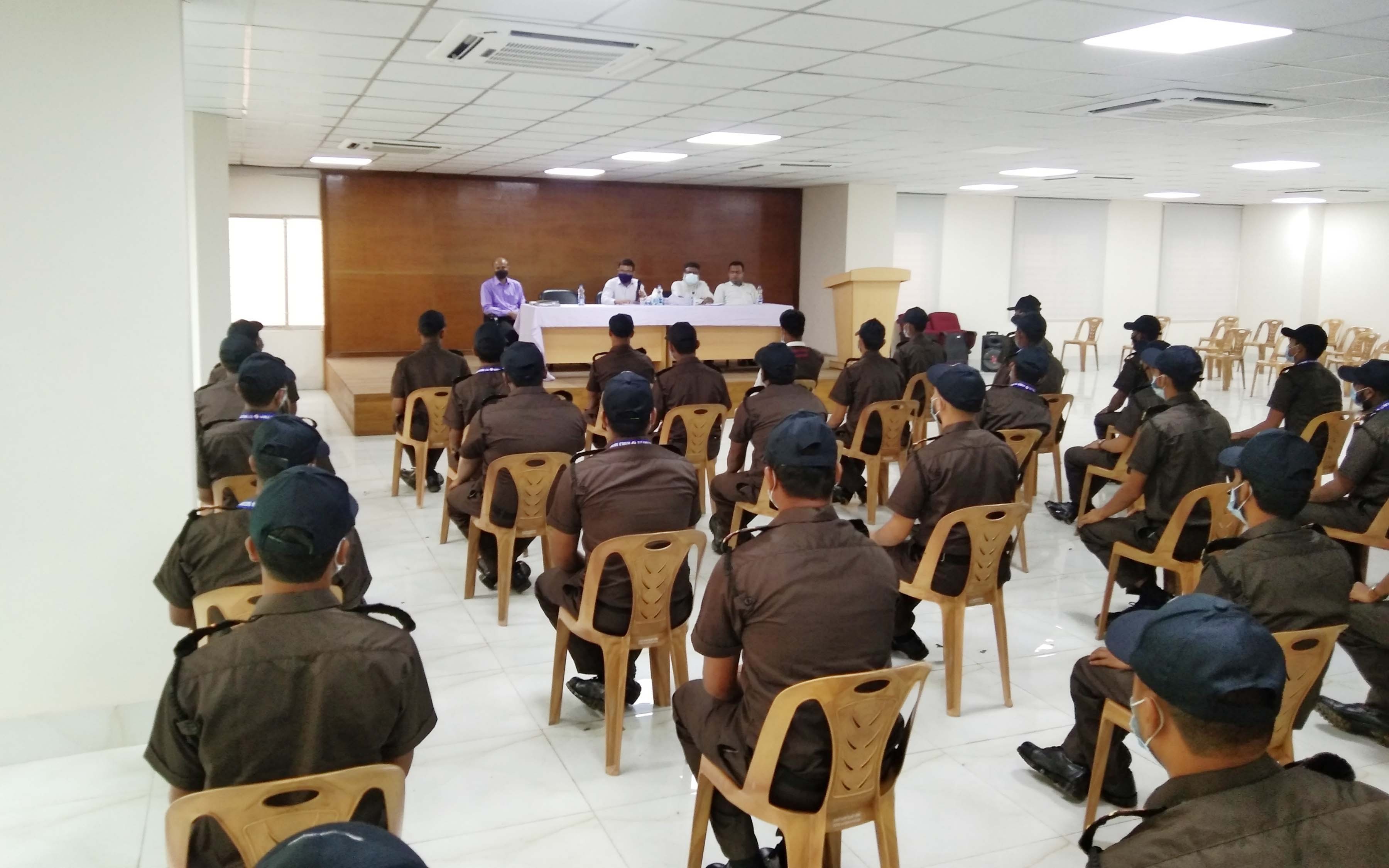 Honarable DG Sir at Directorate of Technical Education Motivational Class All Security Guard of TSC